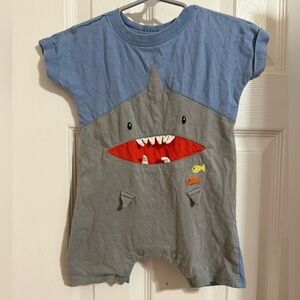 Lightning Bug Shark Romper